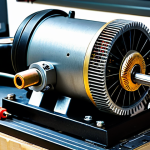 미니카 전동모터 성능 차이 - Focus on Motor Components**

"Close-up, detailed photograph of a disassembled mini-car electric moto...