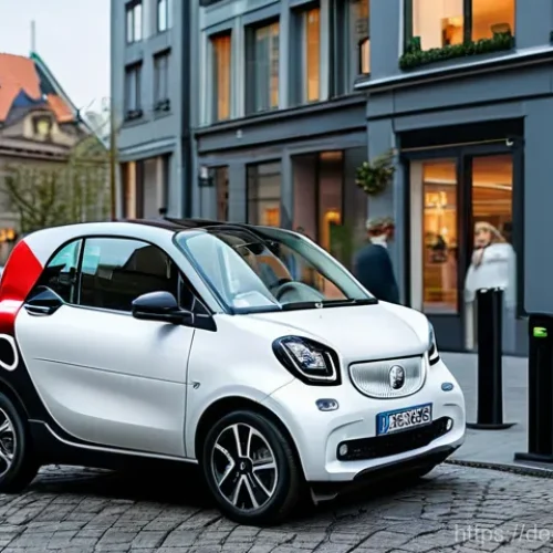 미니카 대여비와 구매비 비교 - **Prompt 1: Urban Mobility & Ease of Carsharing**
    "A cheerful young woman in her late 20s, dress...