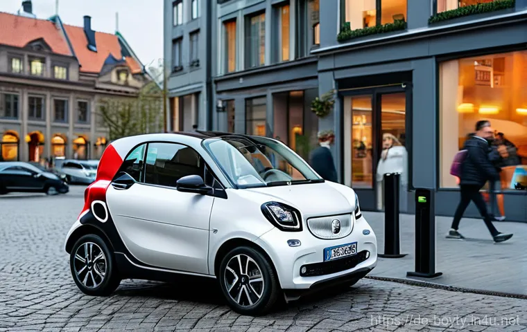 미니카 대여비와 구매비 비교 - **Prompt 1: Urban Mobility & Ease of Carsharing**
    "A cheerful young woman in her late 20s, dress...