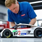 미니카 국제 레이싱 규정 - **Prompt 1: Precision Technical Inspection**
    "A hyper-realistic, high-definition photograph of a...