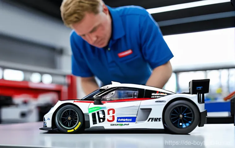 미니카 국제 레이싱 규정 - **Prompt 1: Precision Technical Inspection**
    "A hyper-realistic, high-definition photograph of a...